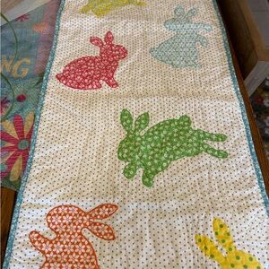 Cynthia Rowley Blue Butterfly Table Runner 16x72